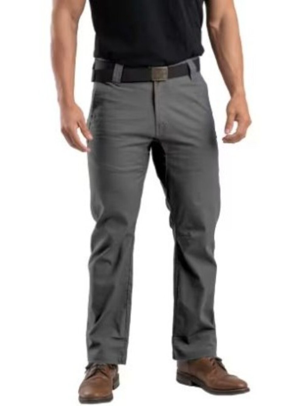 Berne Highland Flex Size 36/34 Relaxed Fit Straight Leg Slate Gray Ripstop Pants